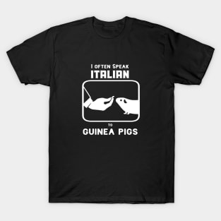 Funny Italian hand gesture and a guinea pig T-Shirt